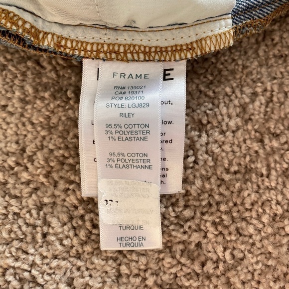 Frame Denim Le Garcon Slim Boyfriend Jeans In Riley Sz 25 - Picture 8 of 11
